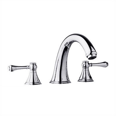 Geneva Double Handle Wall Mount Roman Tub Faucet Trim Lever Handle