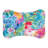 Vibrant Chicken Patterns - 1 Piece Bone Shape Feeding Mat