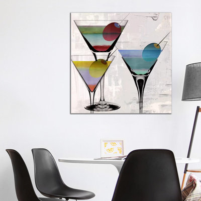 Cafe Prism II by Color Bakery - Wrapped Canvas Painting