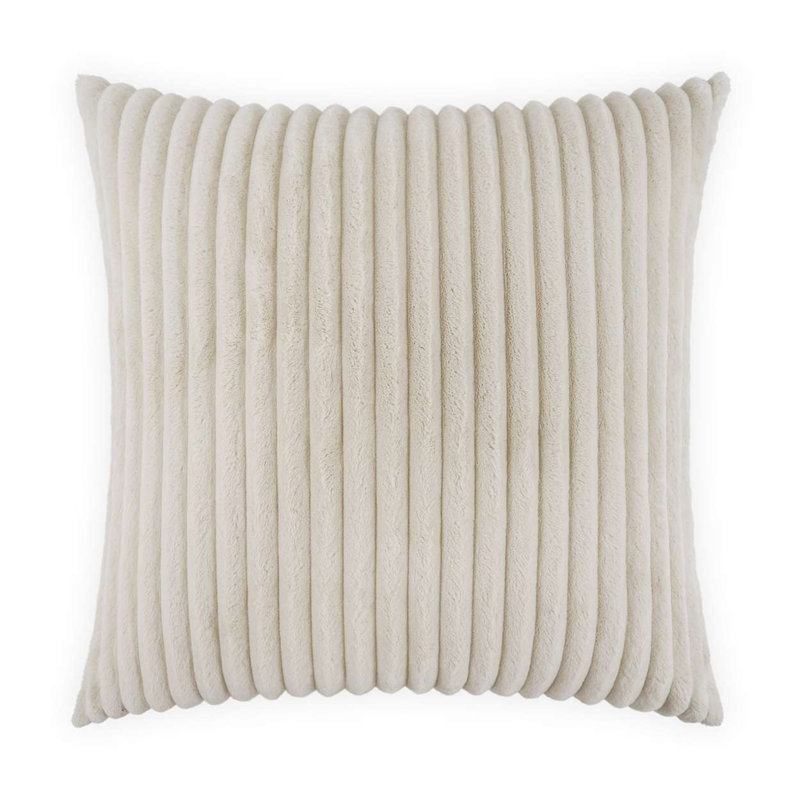 Megga Pillow Cover & Insert, Square 20", Ivory