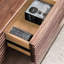  Console multimédia avec porte en verre rabattable et tiroirs-905030934-896645802