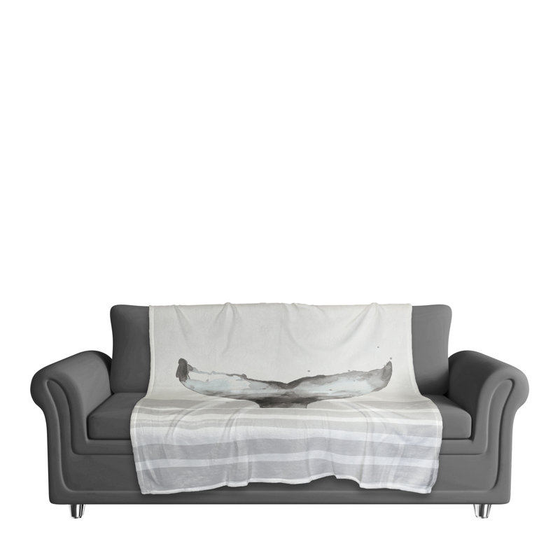 Hand Woven Throw Blanket, Gray