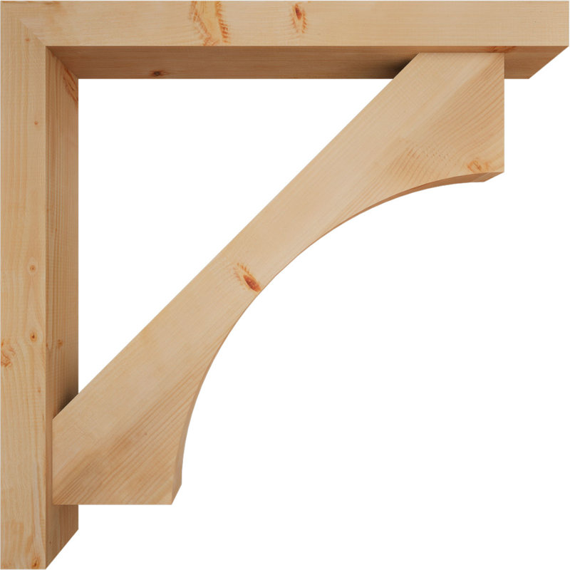 Support Westlake Block avec support décalé, 44 x 44, Sapin Douglas de l 5 1/2 po (lisse)