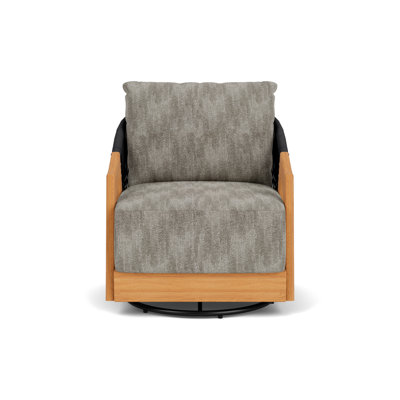Alpine Outdoor Teak Swivel Lounge Chair