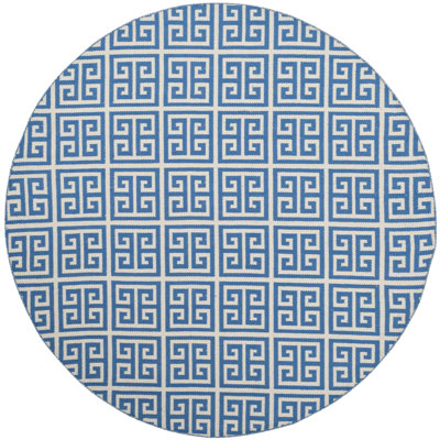 Tapis géométrique en coton tissé à la main Royalton