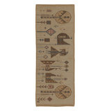 Scandinavian One-of-a-Kind 2'1x6'1 Hand Knotted Area Rug