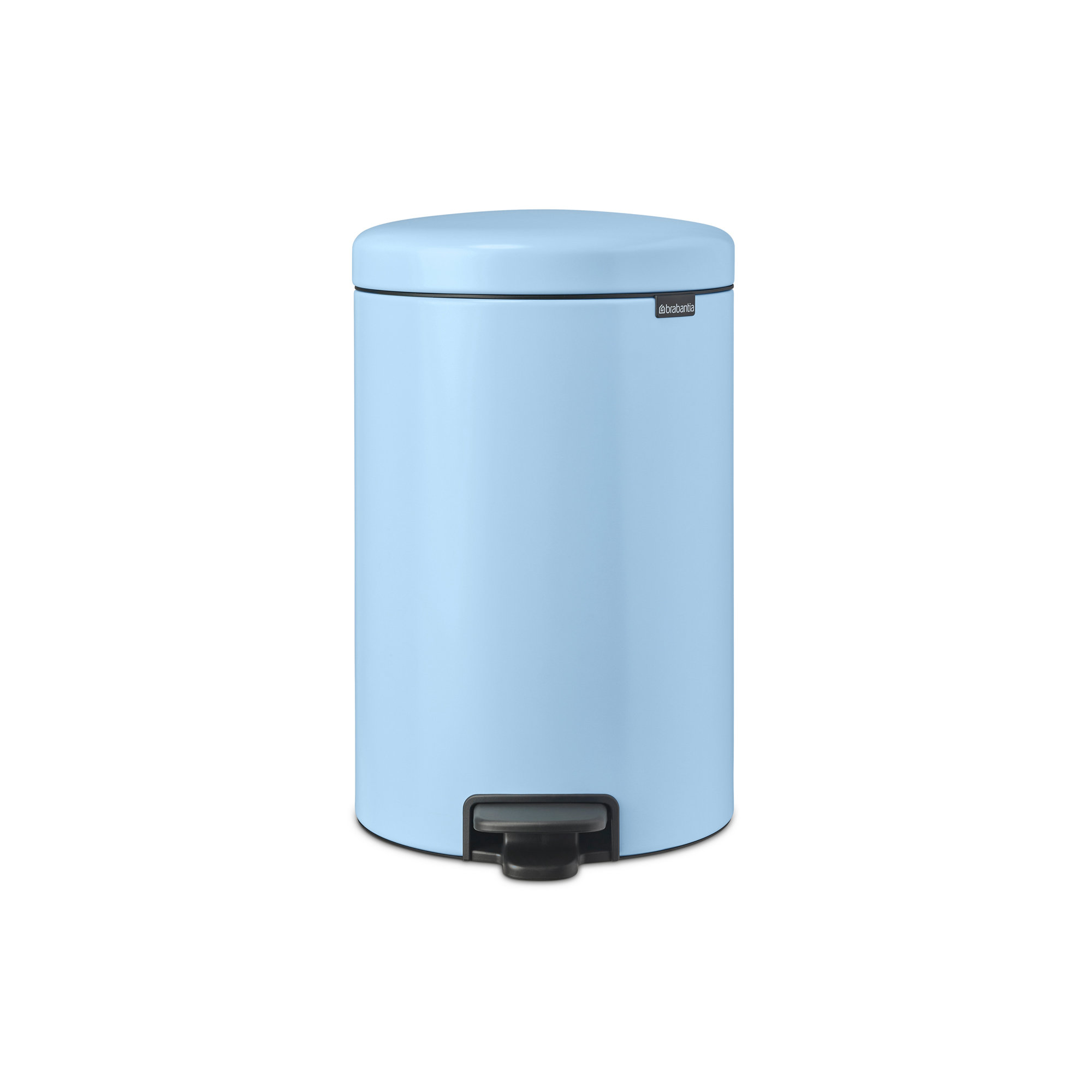 Brabantia NewIcon Step On Trash Can, 1.3 Gallon (5 Liter), Dreamy Blue