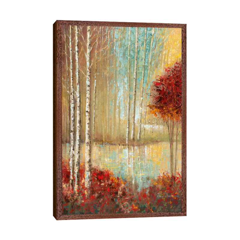 Emerald Pond by Ruane Manning - Gallery-Wrapped Canvas Giclée on Canvas, Classic Wood Floater Framed, 152.5 cm H x 101.5 cm W