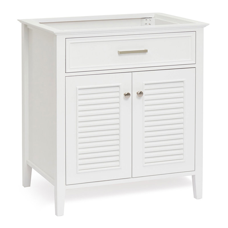 Base de meuble-lavabo simple 31 po Ferree, Blanc