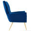 Fauteuil en velours capitonné Performance-246786305