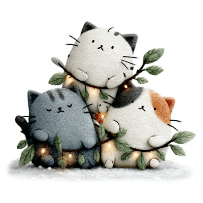 Cute Cartoon Cats Comforter
