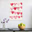 «Happy Heart Day», art mural abstrait romantique fantaisiste-129021676