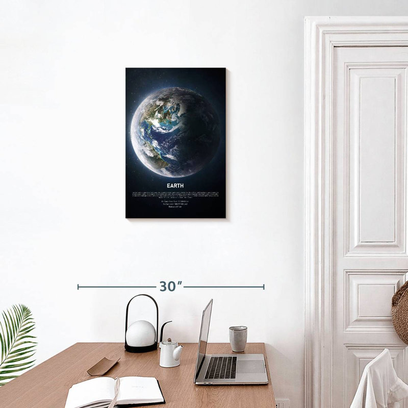 Oberle Description Of Earth, 24" H x 16" W