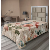 Polyester Floral Flat Sheet