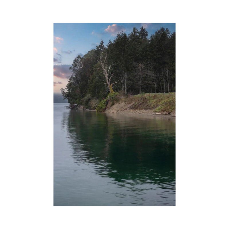 Green Abyss 1 Piece Wrapped Canvas Wall Art, 30.48cm H x 20.32cm W x 1.91cm D