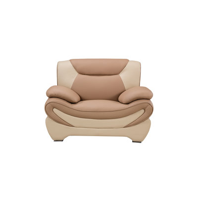 Barnish Faux Leather Club Chair