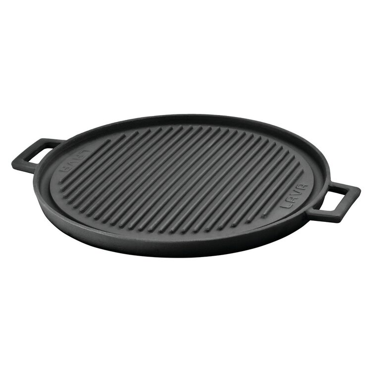 13'' Enameled Cast Iron Broiler Pan with Rack