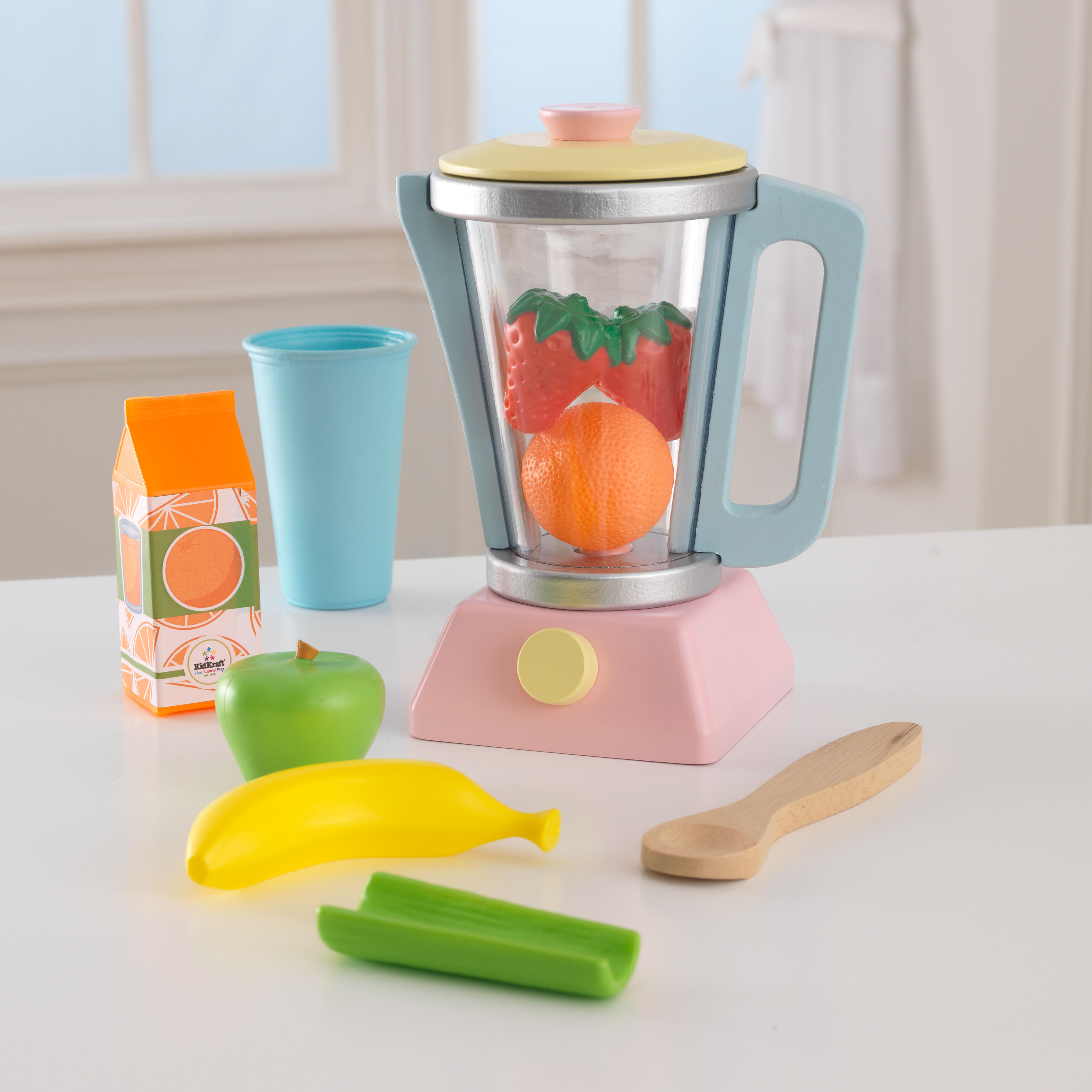Melissa & Doug Smoothie Maker Blender Set with Play Food - 22 Pieces 