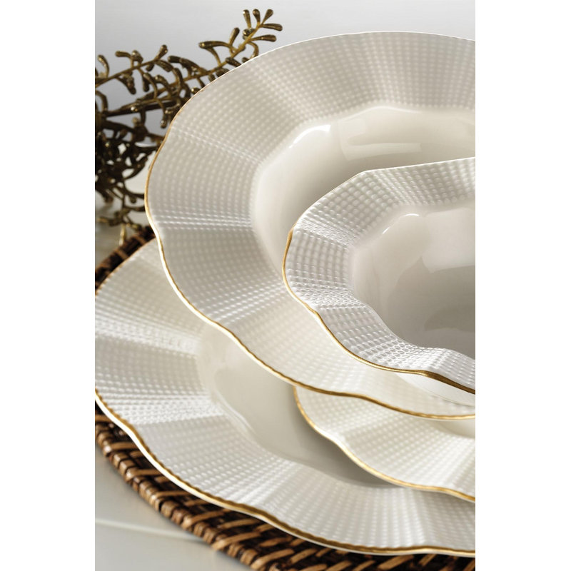Dekisha Piece Dinnerware Set - Service for 6