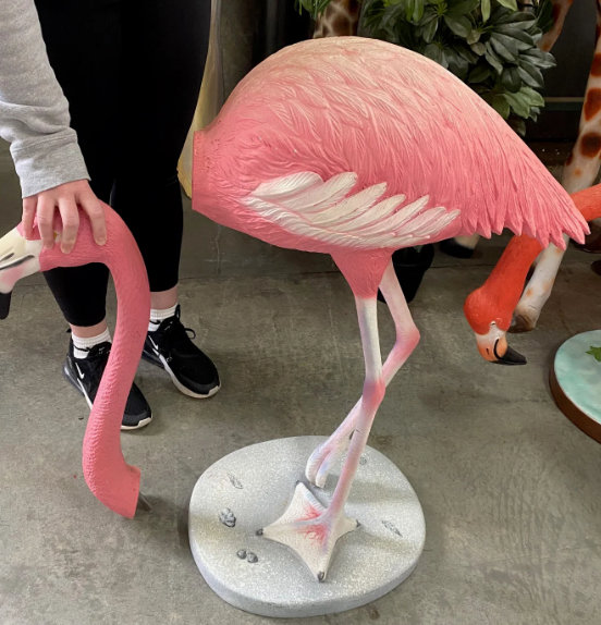 Buikema Flamingo Life Statue