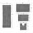 Hazlett 4 Piece Bath Rug Set-842952694