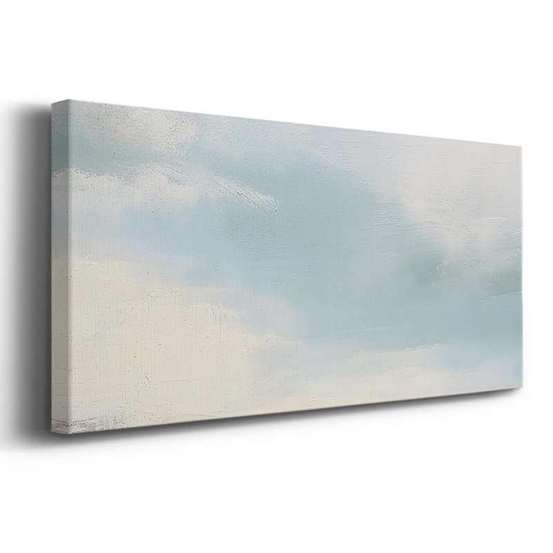 Toile tendue avec châssis abstrait 7 # LVII-Abstract, H 12 po x l 30 po