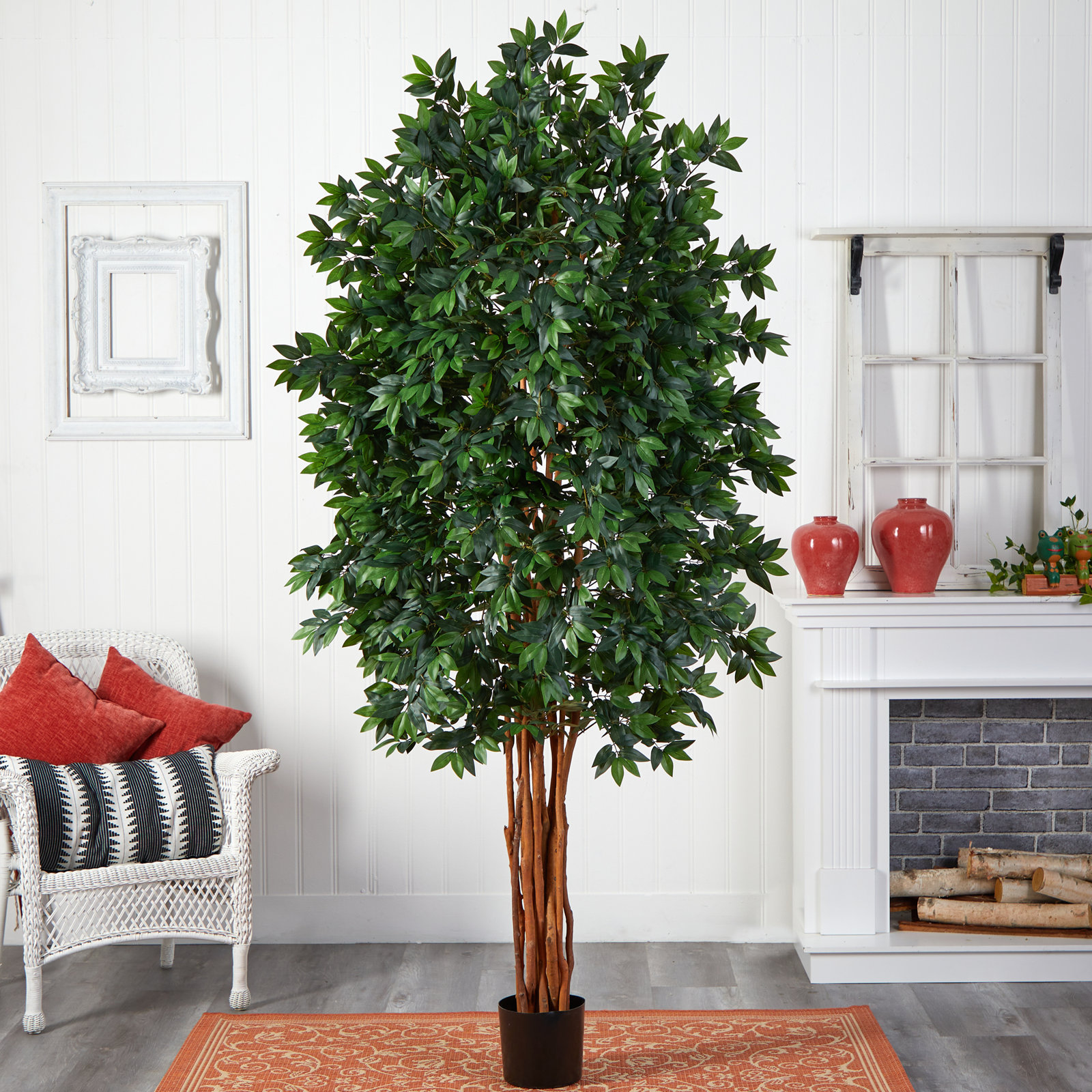 90'' Faux Lychee Tree in Pot