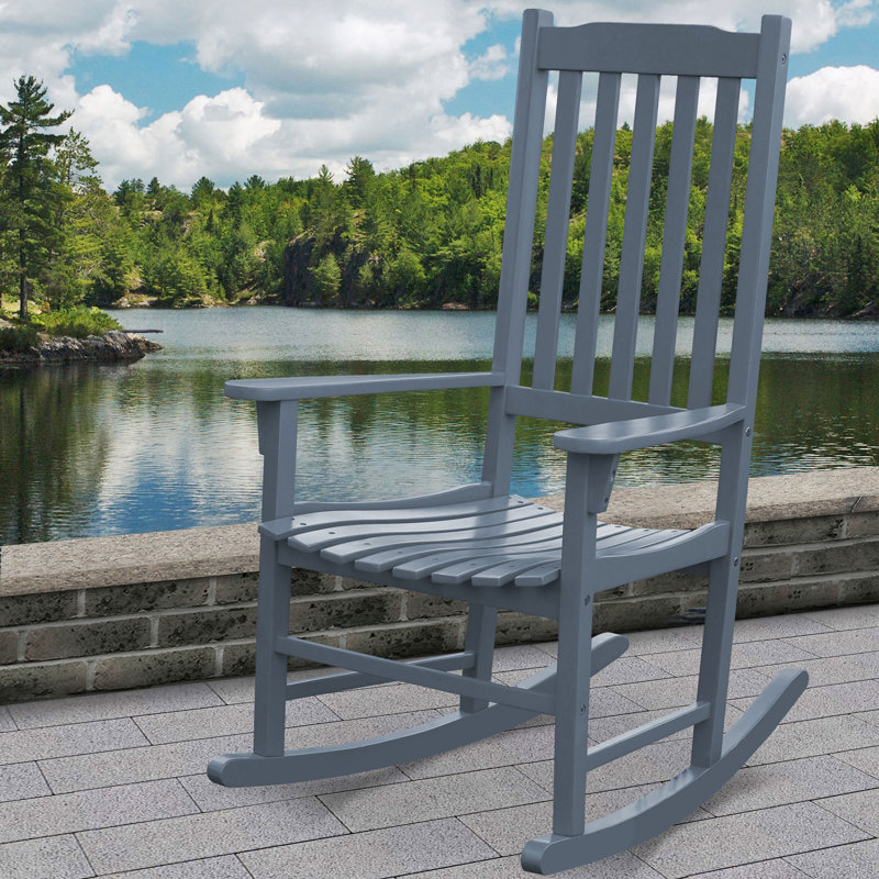 Chaise berçante Northbeam, Gris