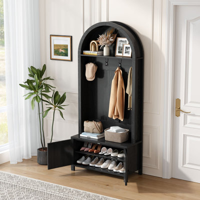 Arbre d'entrée de 31,5 po de largeur avec rangement pour chaussures