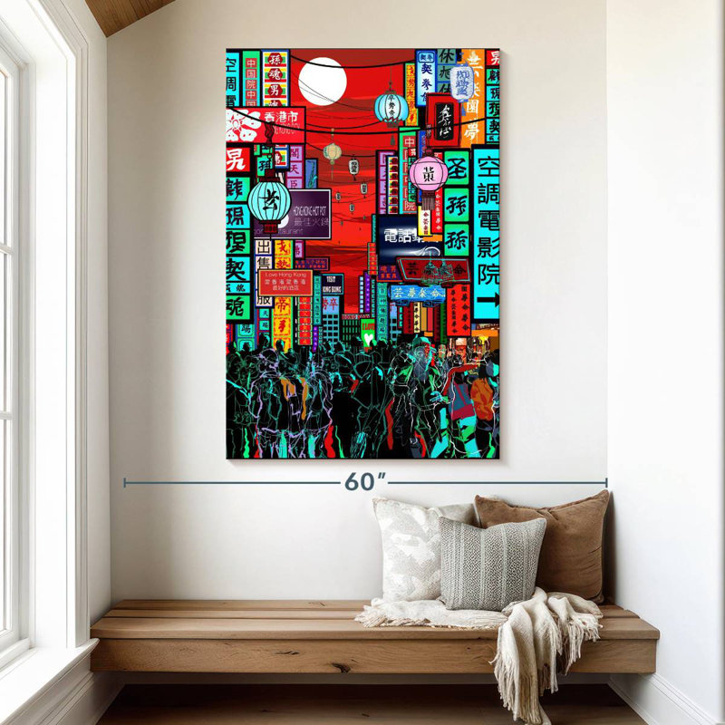 Aime Hong Kong Night, 51" H x 34" W
