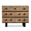 Commode d'appoint rétro multifonctionnelle