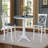 Frausto 2 - Person Solid Wood Bar Height Pedestal Dining Set-1347191324-1423868476