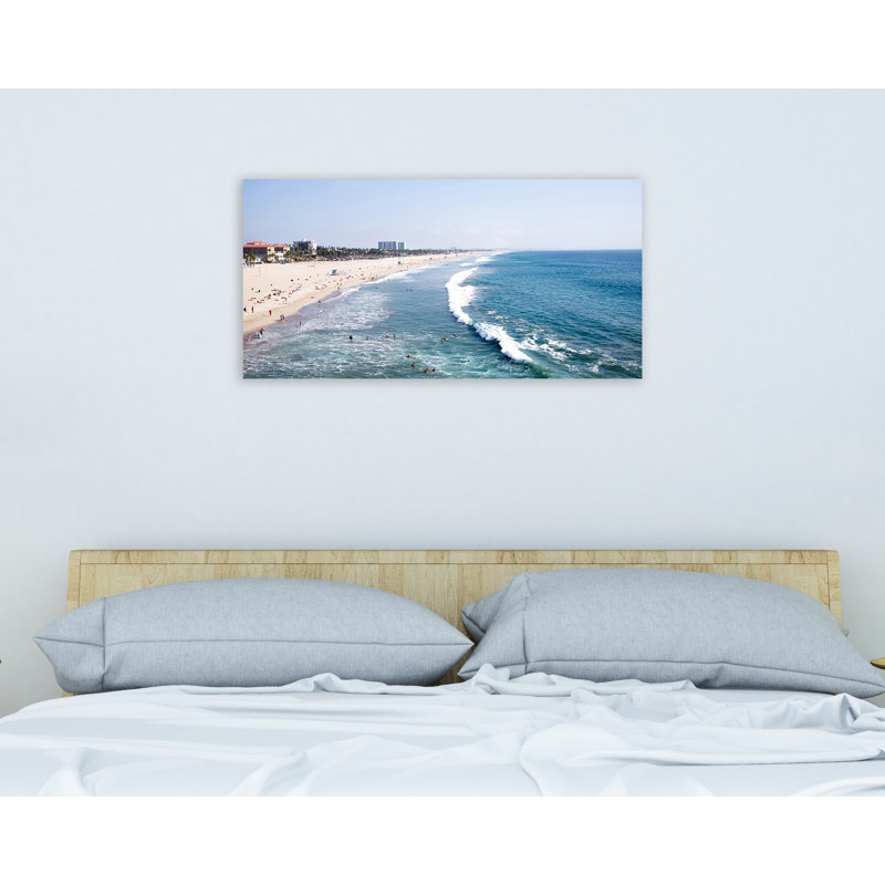 Coastal Bliss - Impression sur toile tendue, H 20 po x l 40 po x P 1,5 po