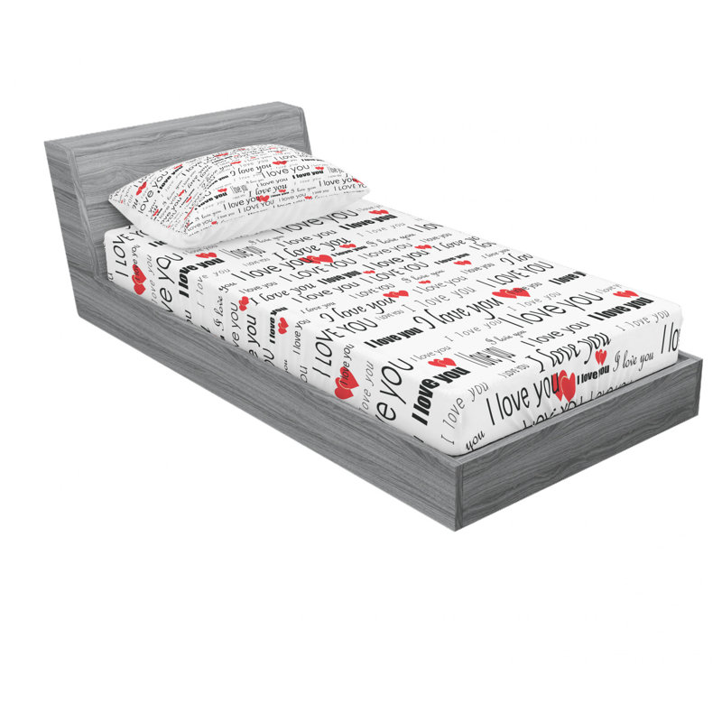 Microfiber Sheet Set, Twin XL Sheet Set with Fitted Sheet