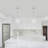 Satin Nickel Clear Dimpled Glass Single Light Pendant Light