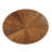 Solid Wood Oval End Table-2146664988