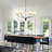 8-light Classic Dimmable Chandelier With Fabric Shades Black Chandelier Classic/traditional Chandelier