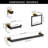 5 Piece Wall Mounted Bathroom Hardware Set Towel Bar Set-116130586
