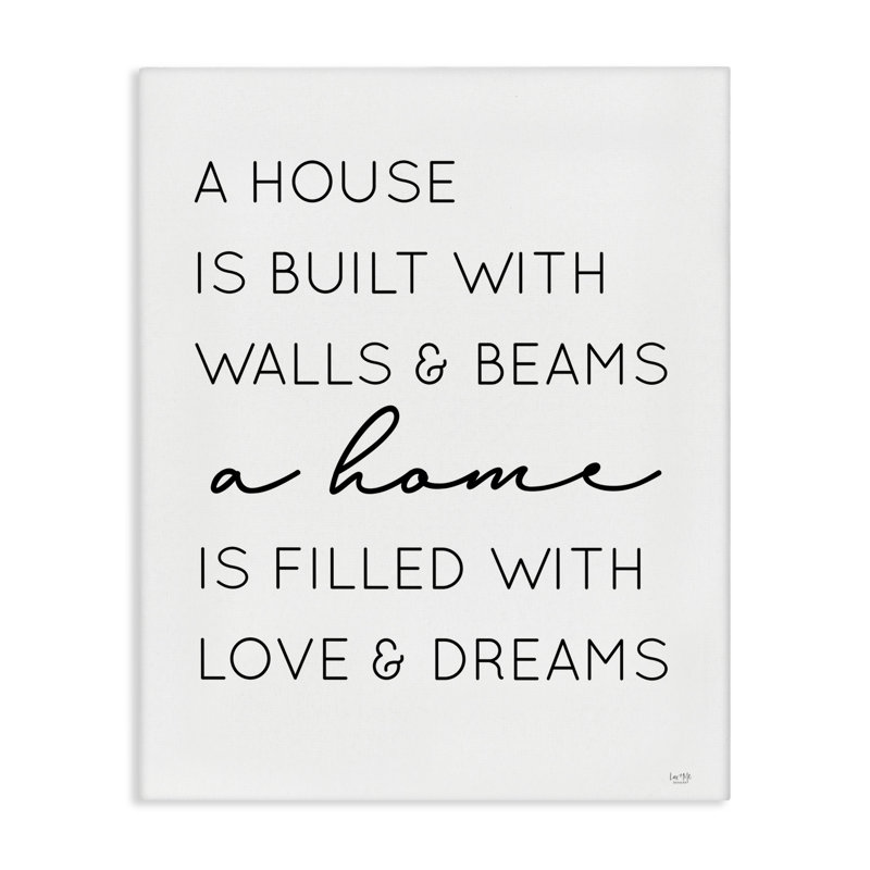 Art mural Love & Dreams Sentiment par Lux + Me Designs, H 40 po x l 30 po