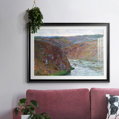 Monet, impression sur papier encadrée