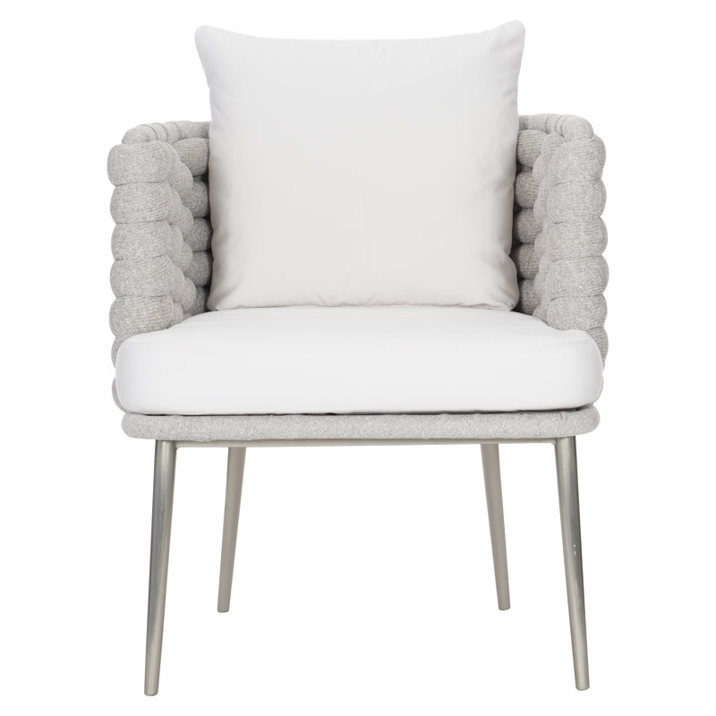 Santa Cruz Outdoor Dining Armchair, Beige