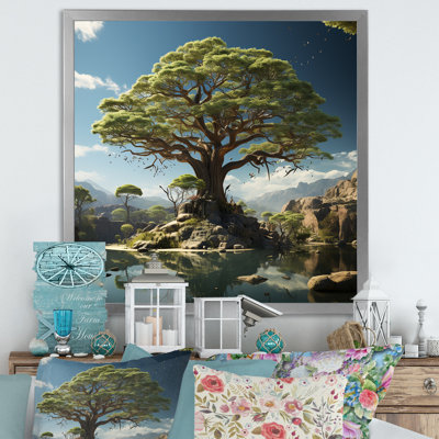 " Expressionist Vistas Baobab Tree "