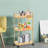 3-Tier Acrylic Shelf,Multi-functional Rolling Practical Rrolley,Flexible & Durable-112539632