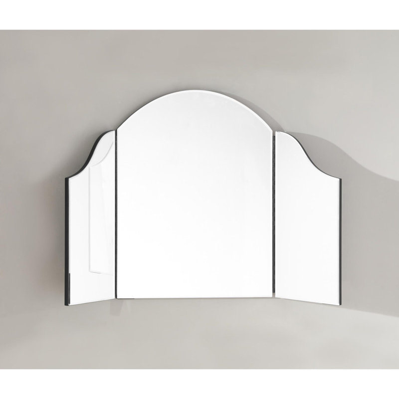 Rectangle Mounts to Dresser Vanity Mirror