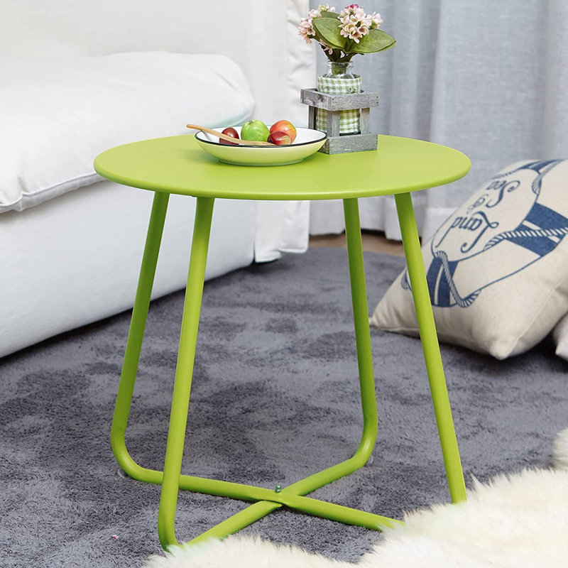 Adelynn End Table, Lime Green