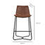 Carnot Upholstered Counter Stool with Metal Frame-957315739