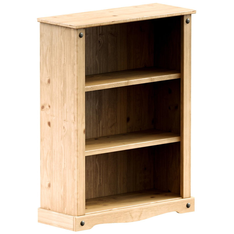 107cm H x 75cm W Solid Wood Book Cabinet Bookcase