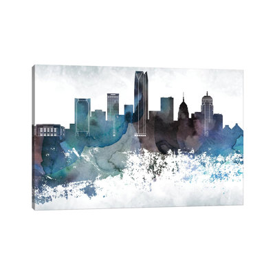 " Oklahoma Bluish Skylines " Graphic Art