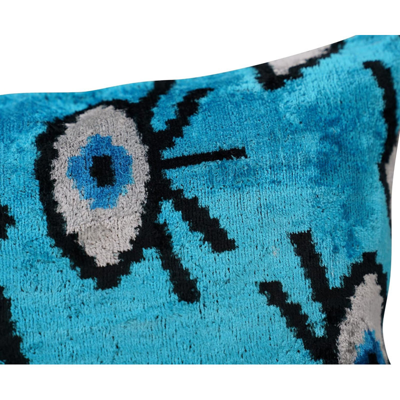 Velvet Rectangular Pillow Cover & Insert, Teal