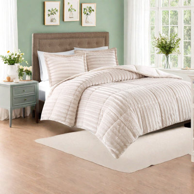 Ensembles de literie très luxueux pour très grand lit, édredon en fausse fourrure de polyester pour la décoration intérieure